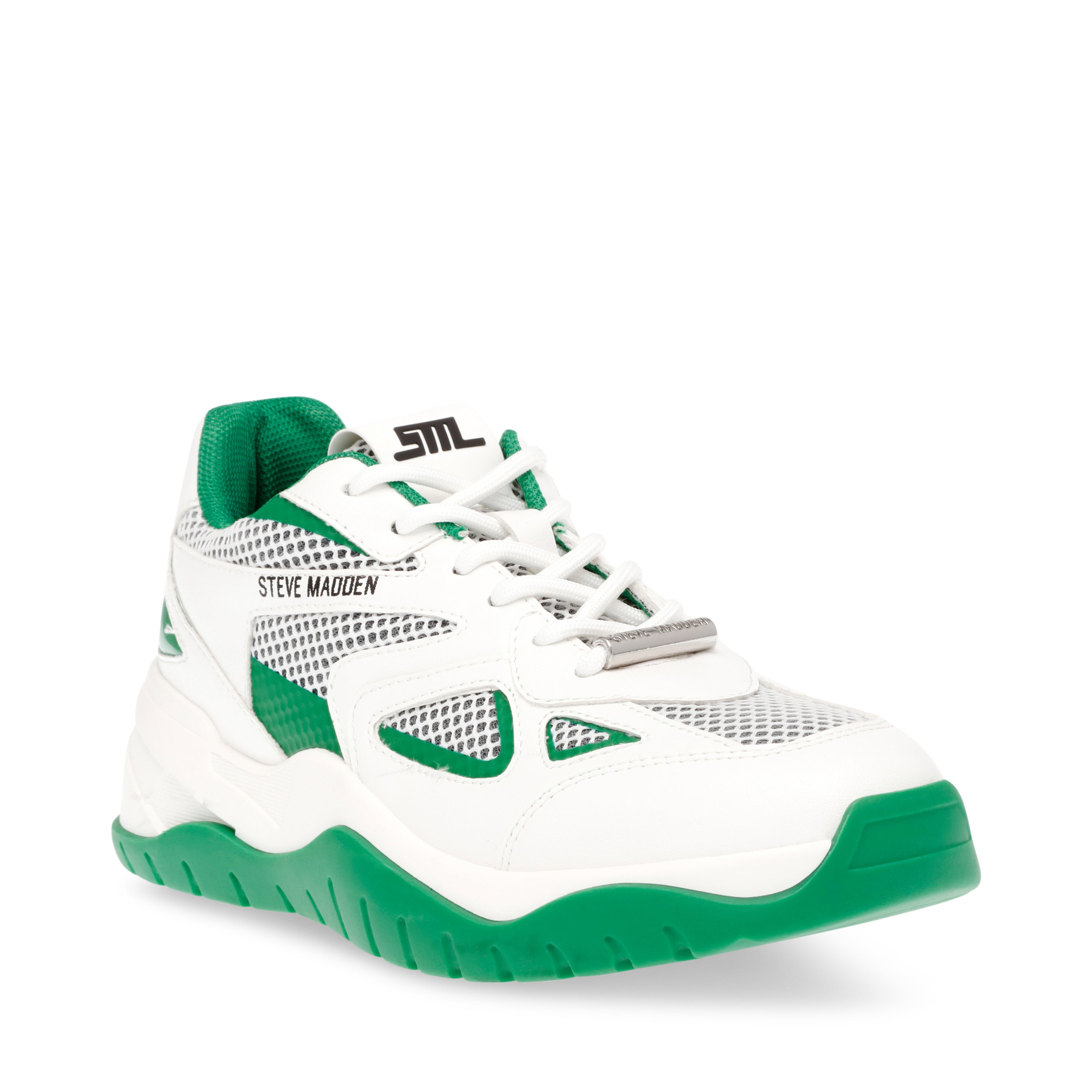 AVENTURA WHITE/GREEN SNEAKERS- Hover Image