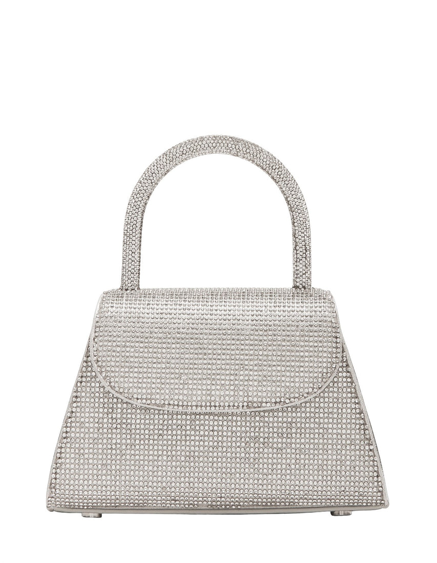BGEM RHINESTONE TOP HANDLE BAG