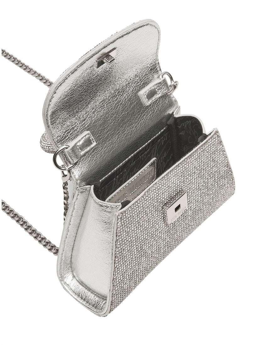 BGEM RHINESTONE TOP HANDLE BAG