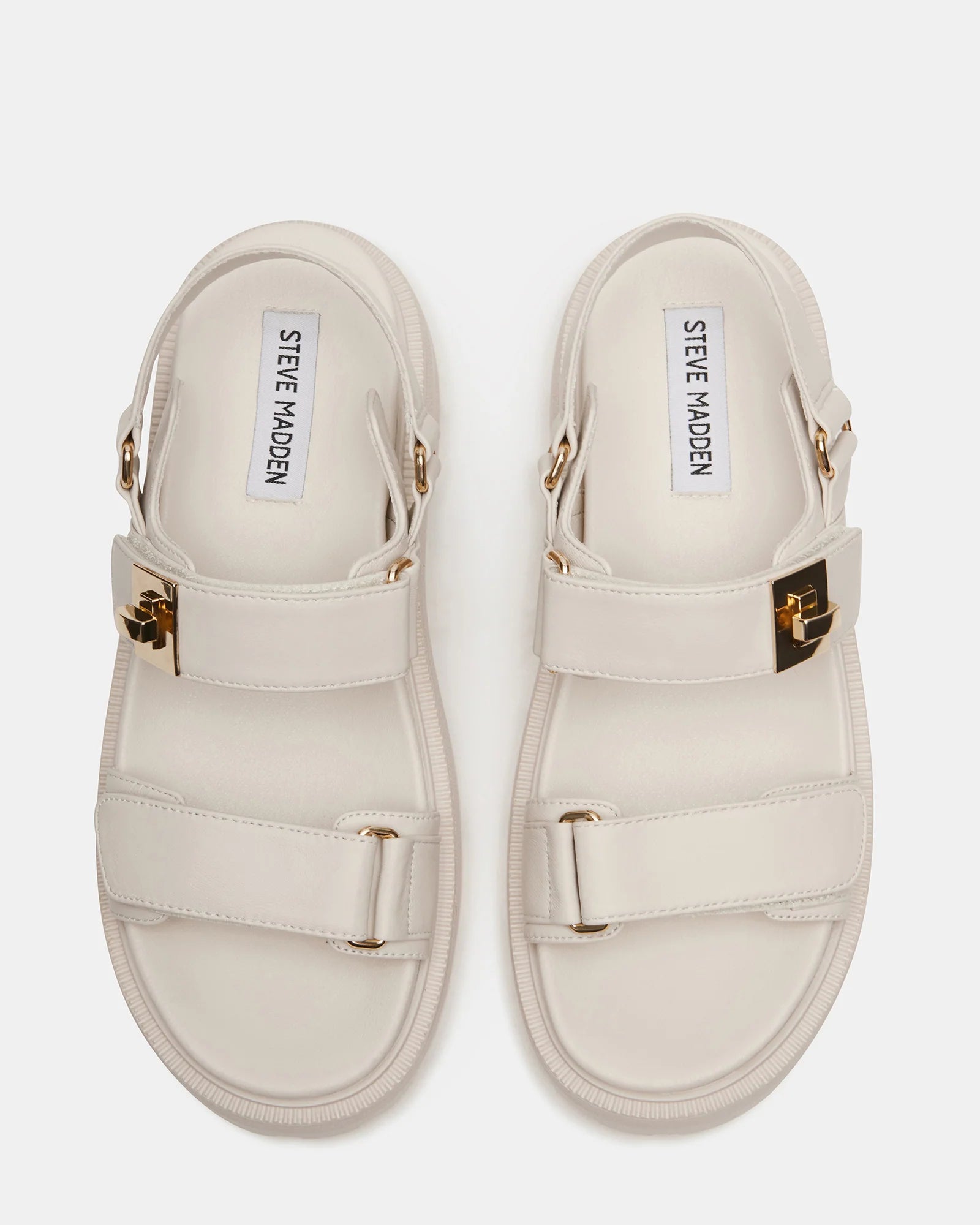 SUPERMONA BONE LEATHER SANDALS