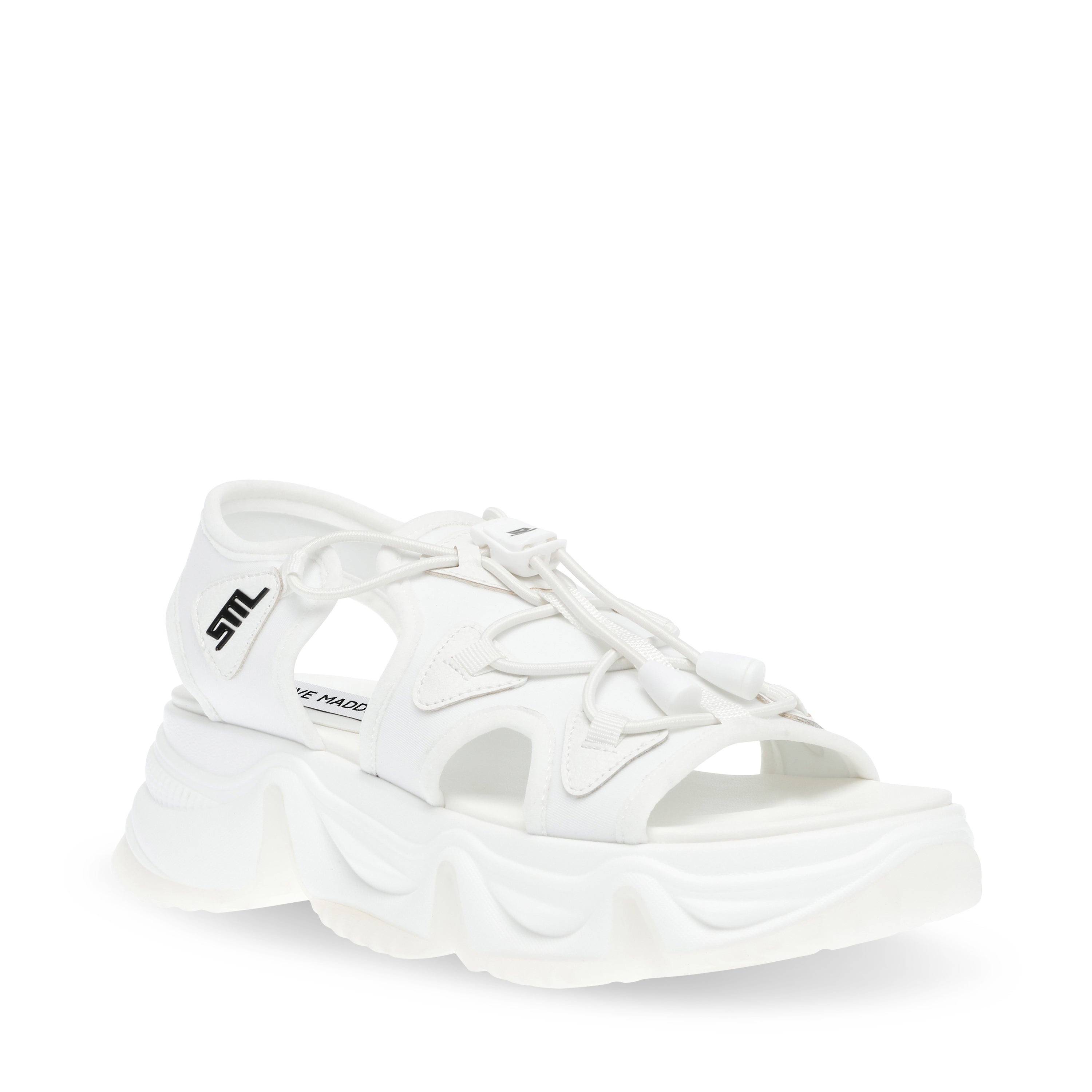 CHIVALRY WHITE/WHITE SANDALS- Hover Image