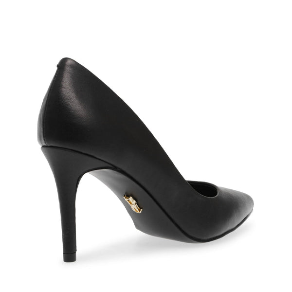 LADYBUG BLACK LEATHER HEELS