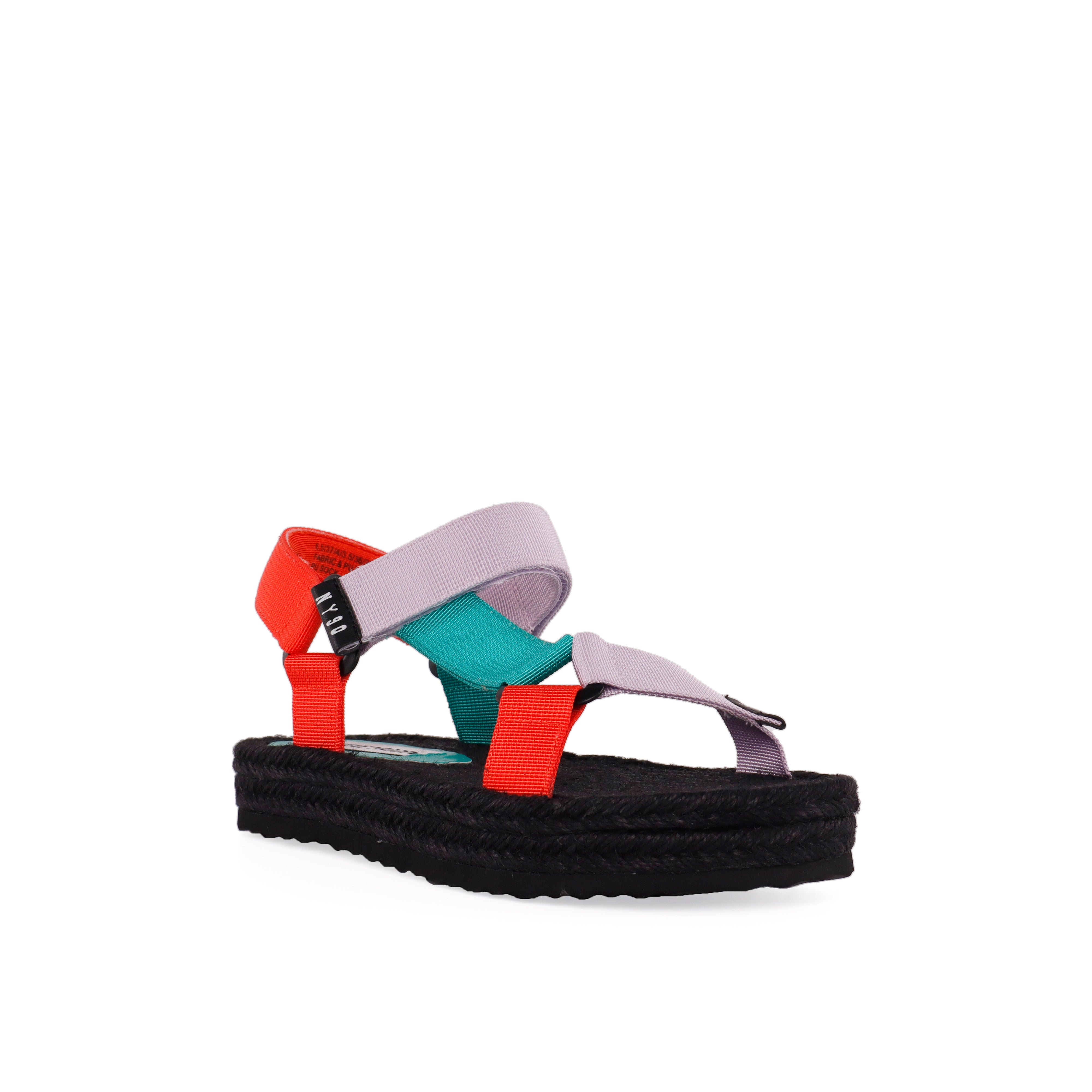 RADIUS RED/TEAL SANDALS- Hover Image