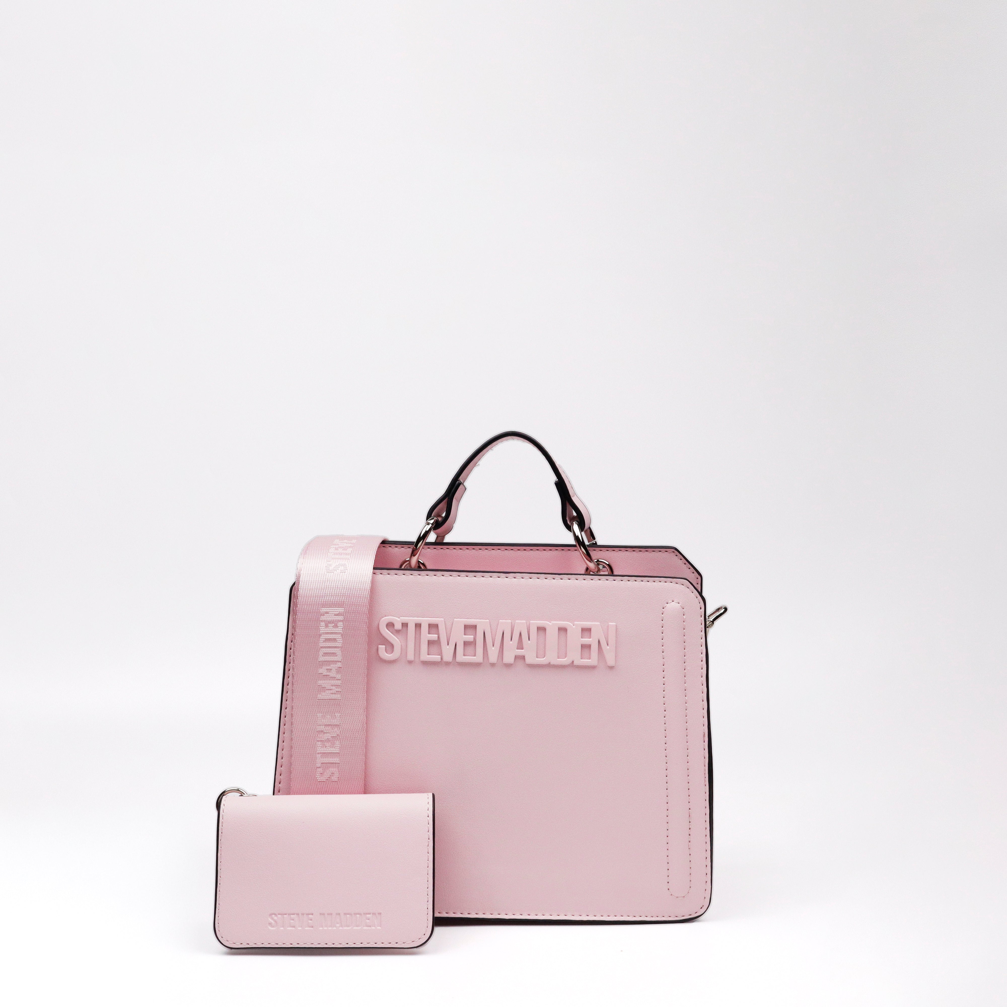 BEVELYN DUSTY PINK TOP HANDLE BAG