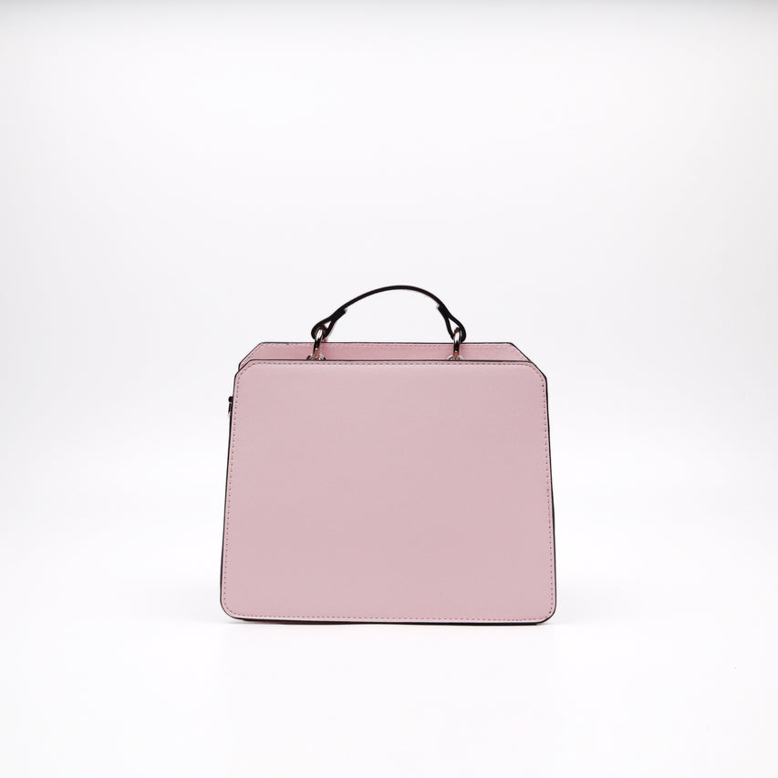 BEVELYN DUSTY PINK TOP HANDLE BAG