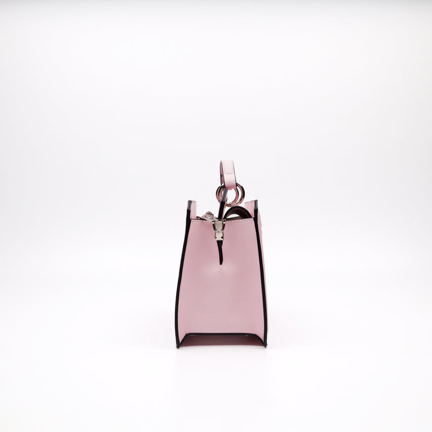 BEVELYN DUSTY PINK TOP HANDLE BAG