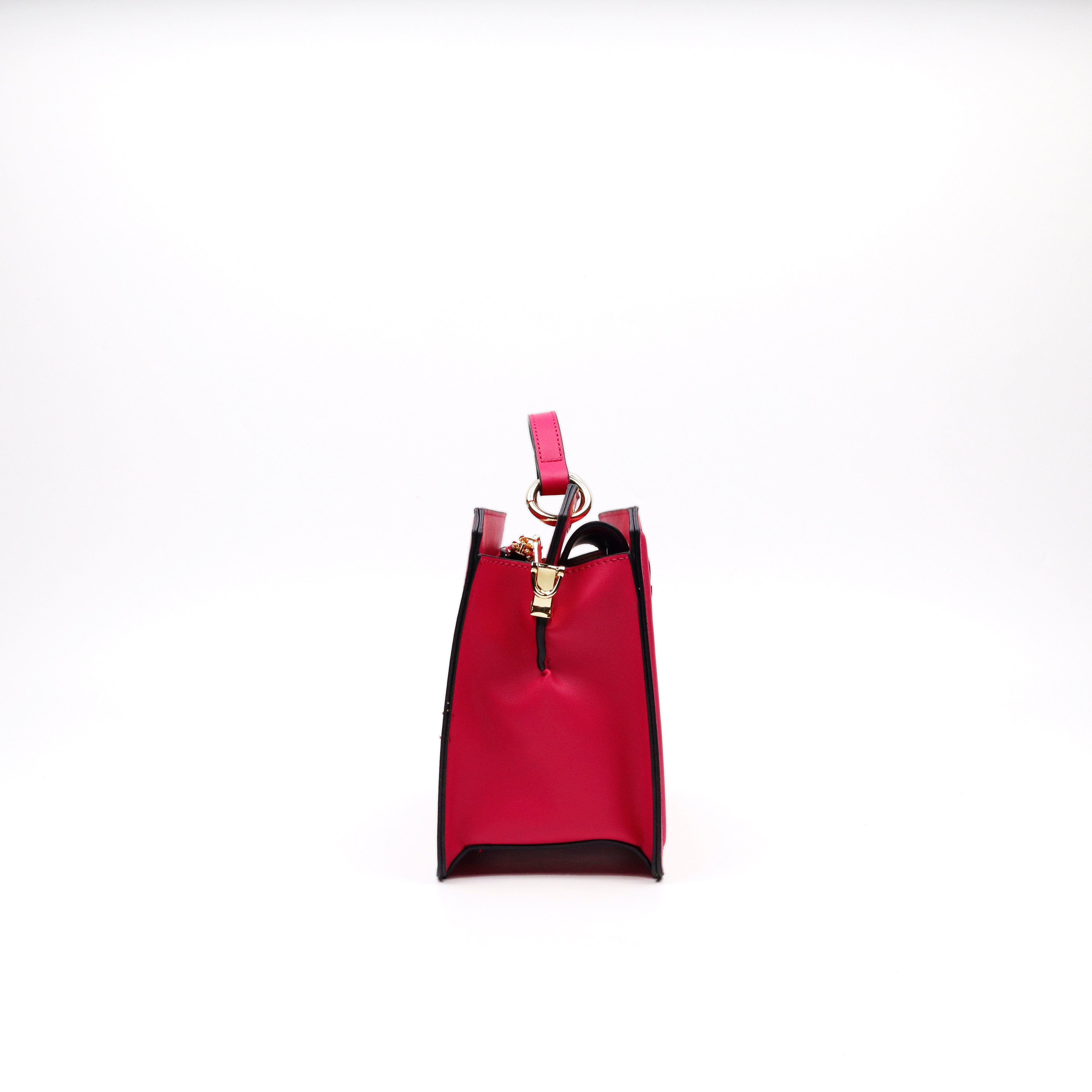BEVELYN FUCHSIA TOP HANDLE BAG