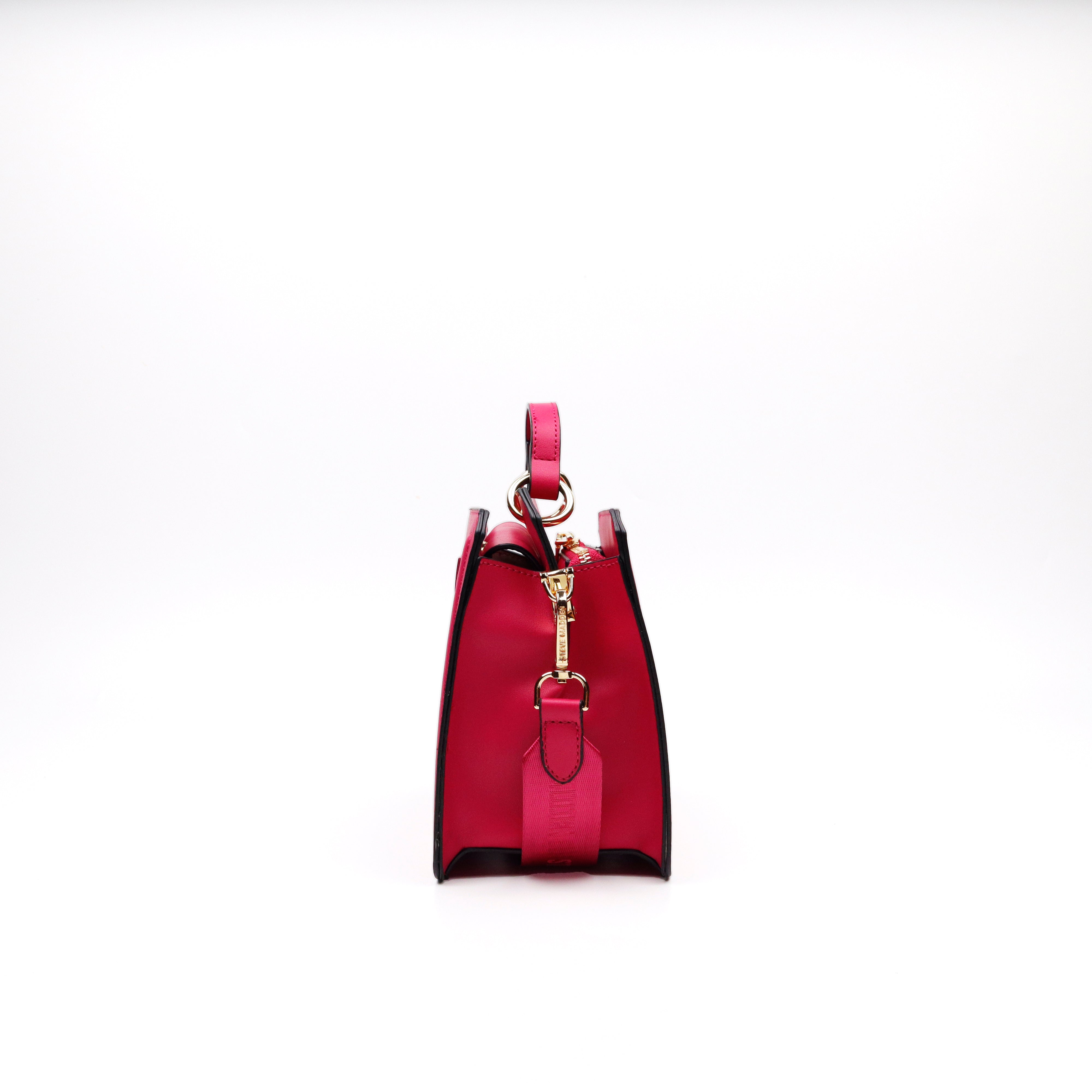 BEVELYN FUCHSIA TOP HANDLE BAG