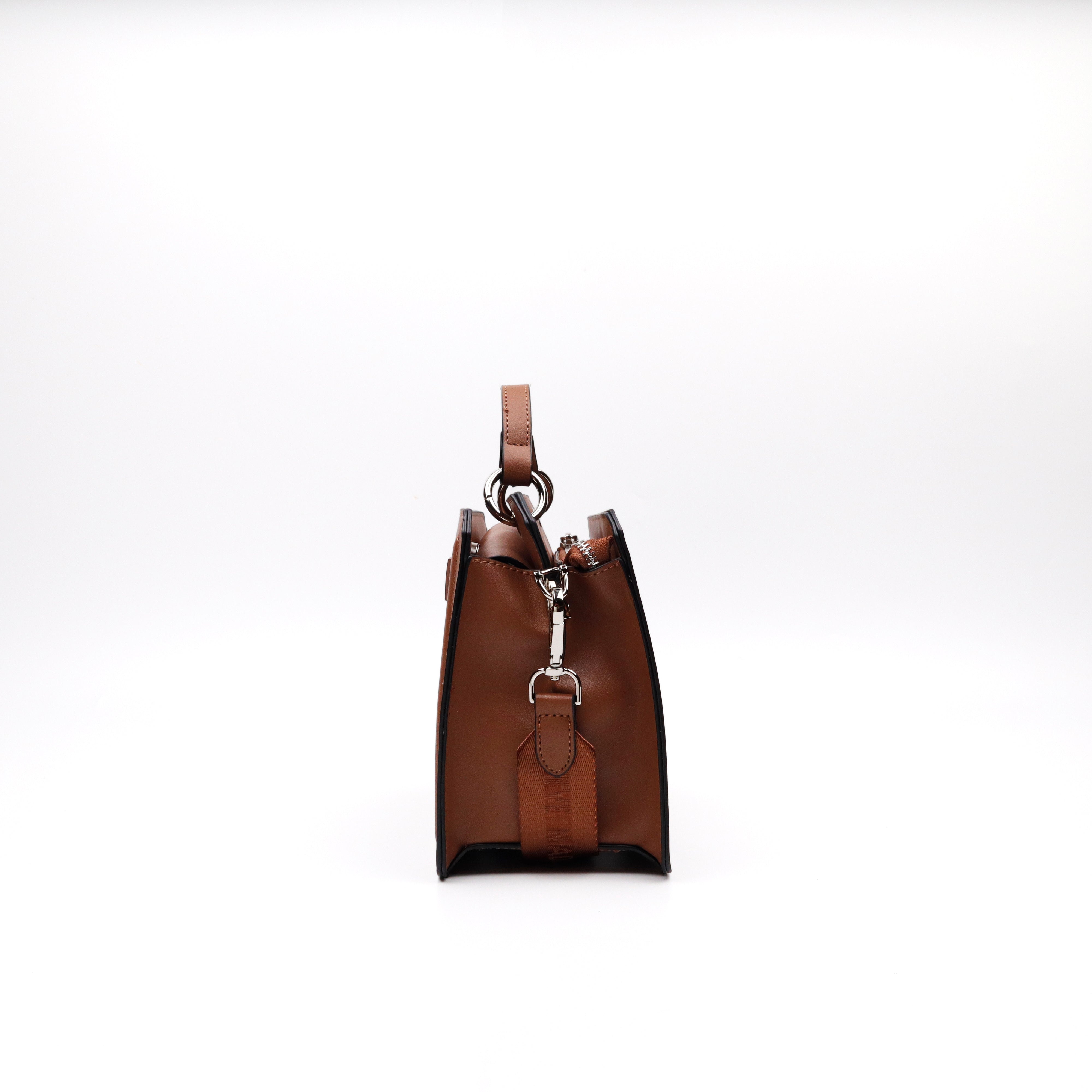 BEVELYN SADDLE TOP HANDLE BAG