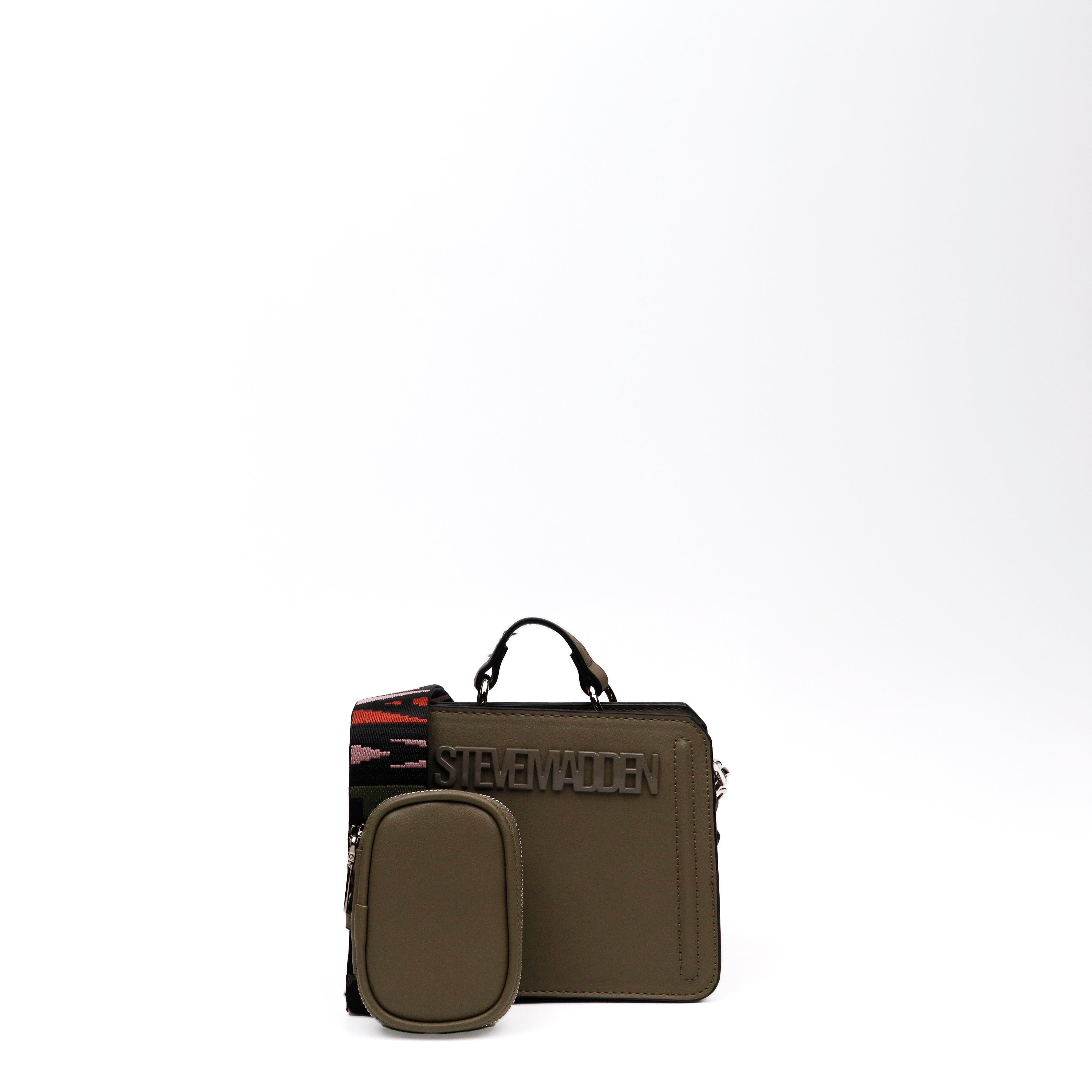 BEVELYMM OLIVE TOP HANDLE BAG