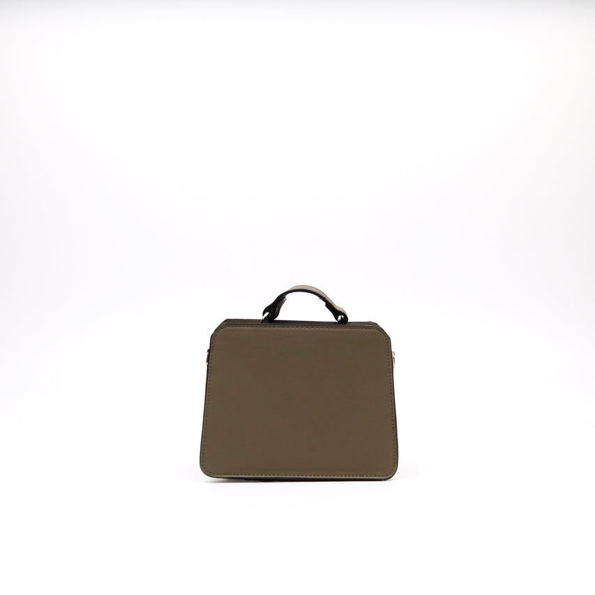 BEVELYMM OLIVE TOP HANDLE BAG