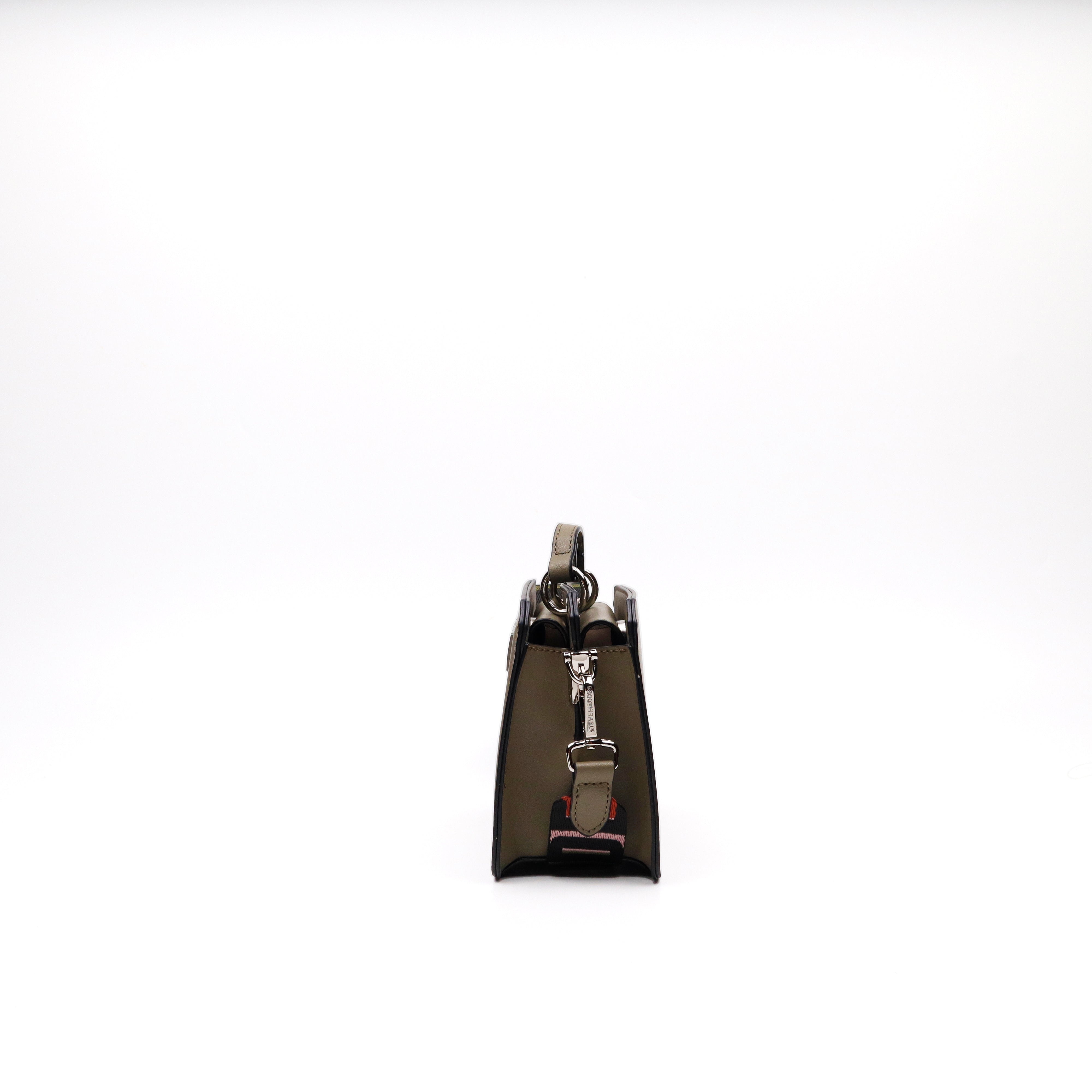 BEVELYMM OLIVE TOP HANDLE BAG
