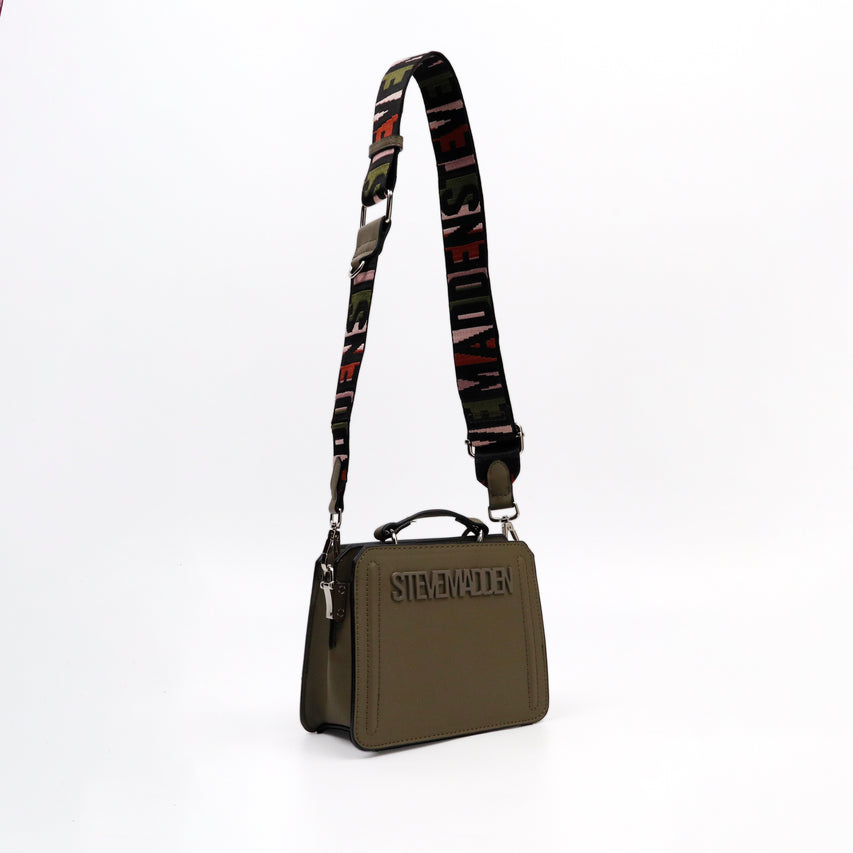 BEVELYMM OLIVE TOP HANDLE BAG