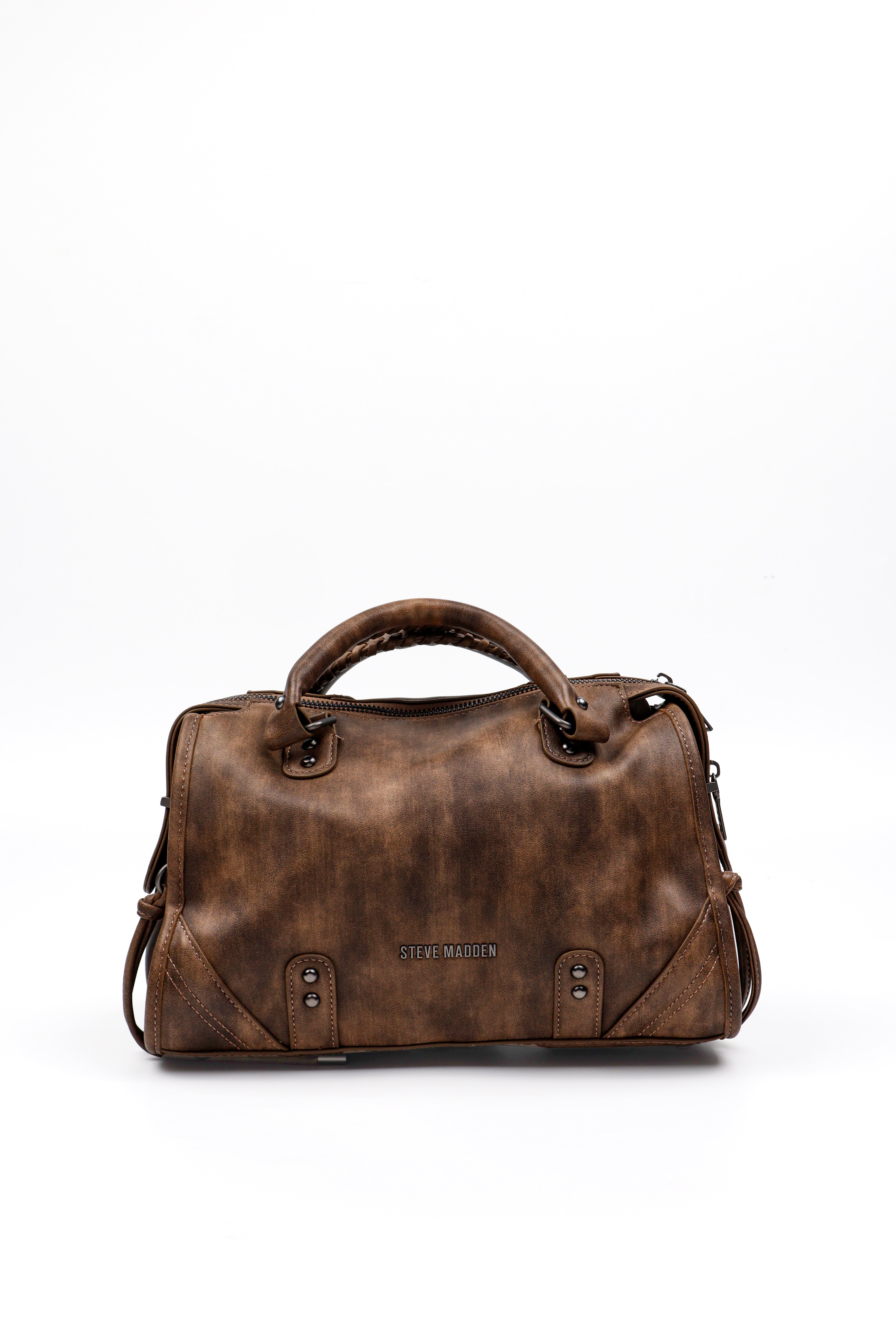 BRIGGS DARK BROWN SATCHEL BAG