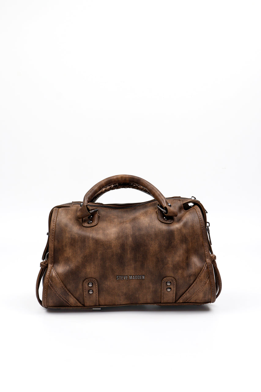 BRIGGS DARK BROWN SATCHEL BAG