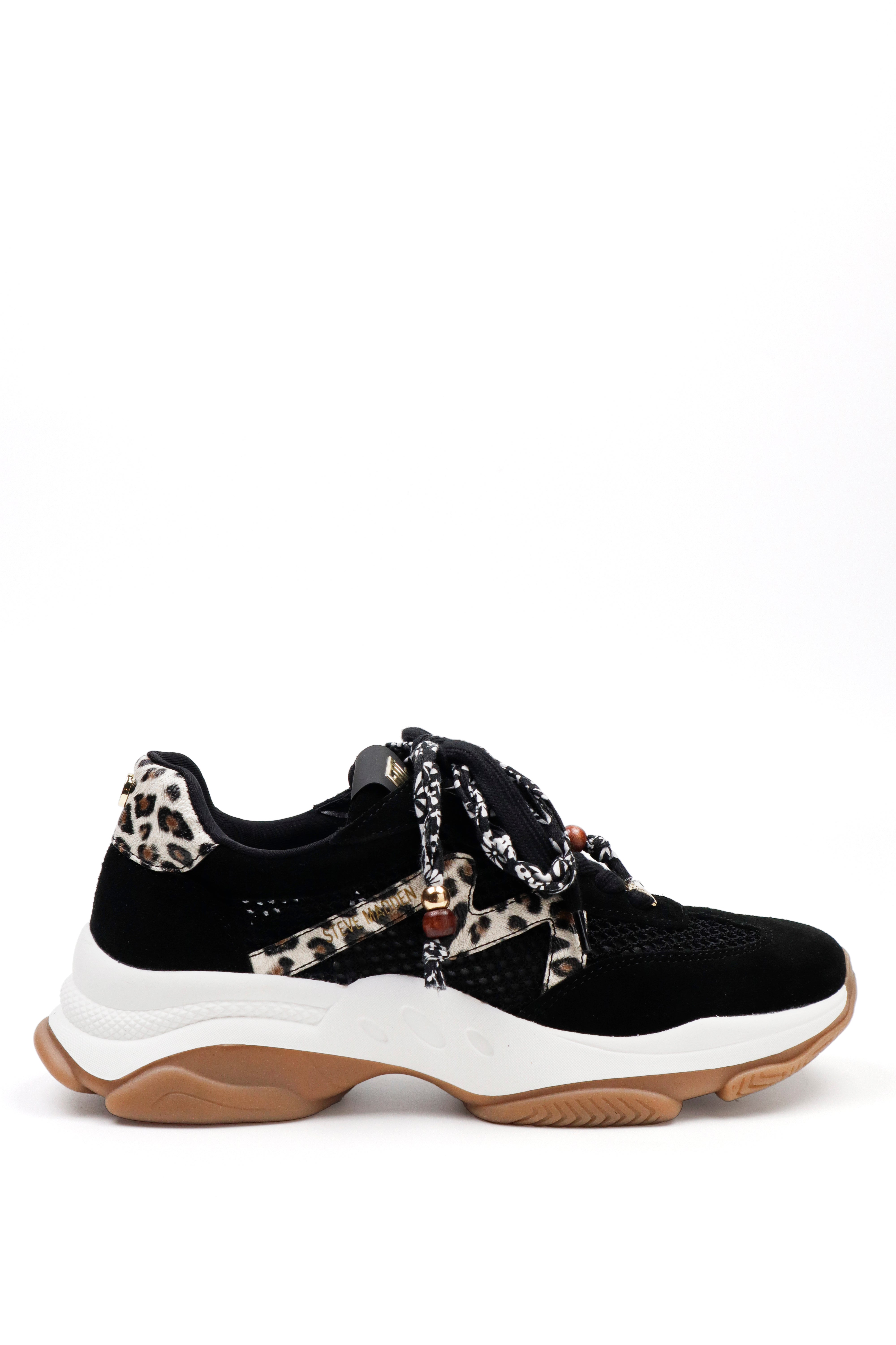 MAXFIELD BLACK SUEDE SNEAKERS