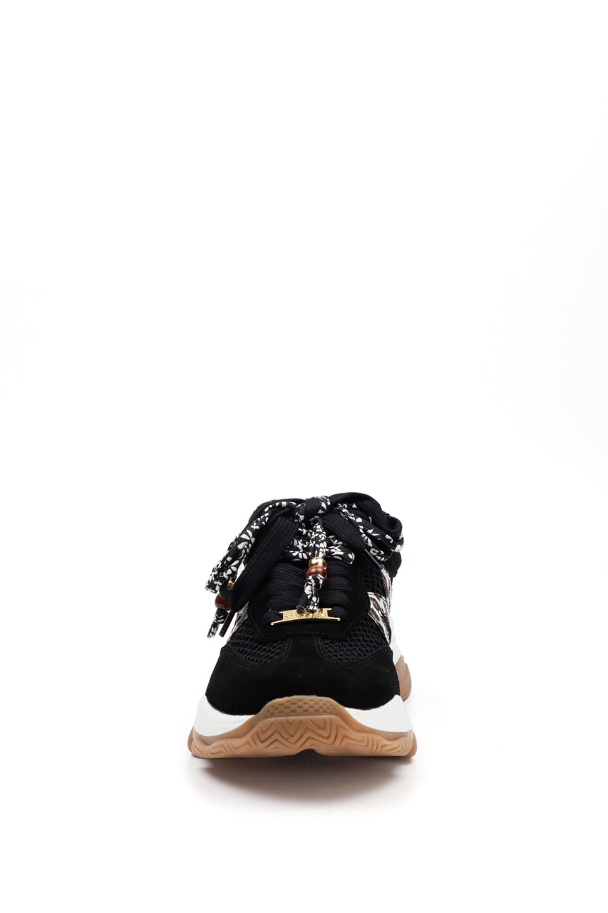 MAXFIELD BLACK SUEDE SNEAKERS - view 3