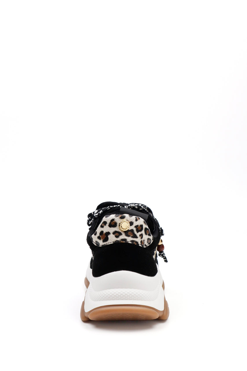MAXFIELD BLACK SUEDE SNEAKERS - view 4