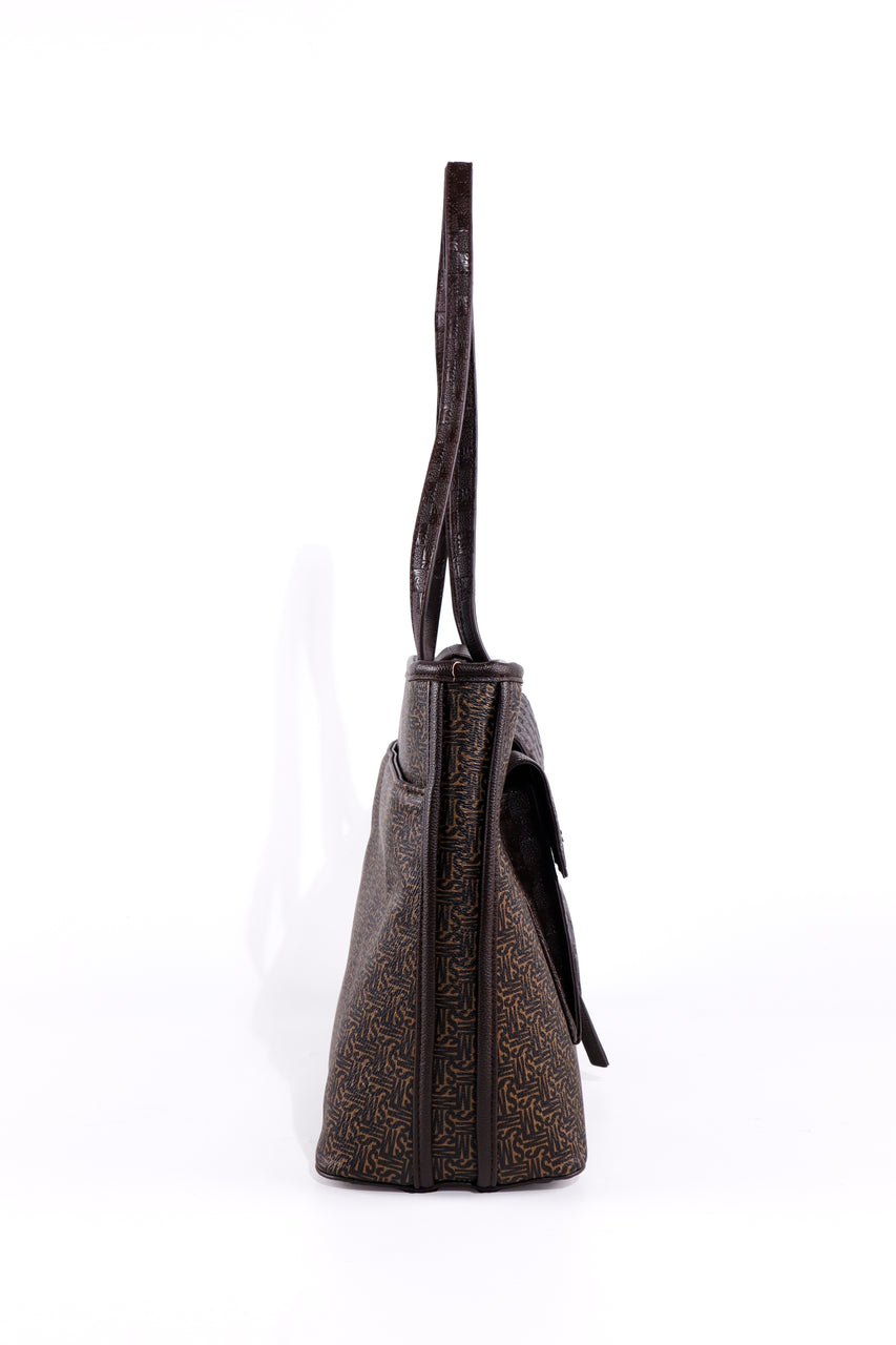 BEDFORDL BROWN/GOLD TOTE BAG - view 3