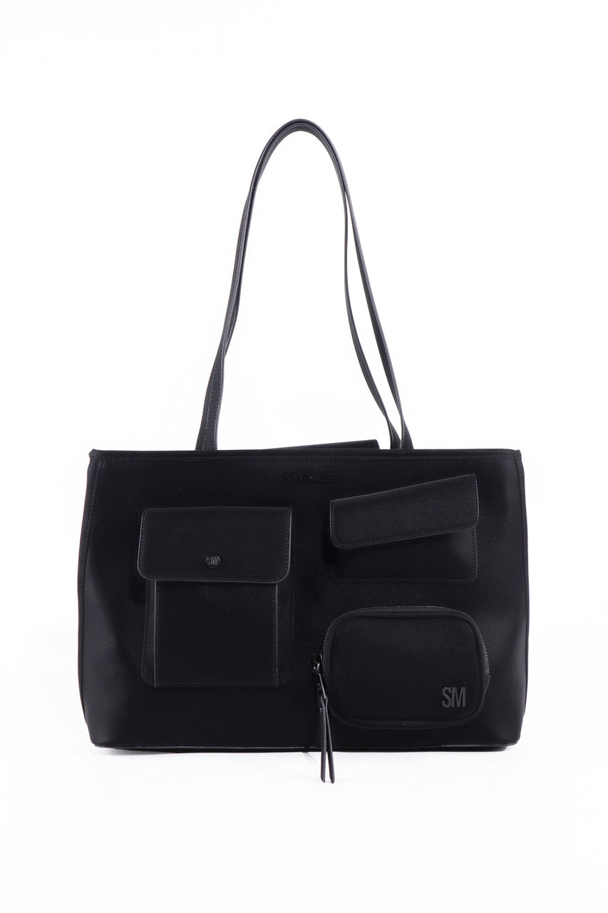 BEDFORD BLACK/BLACK TOTE BAG