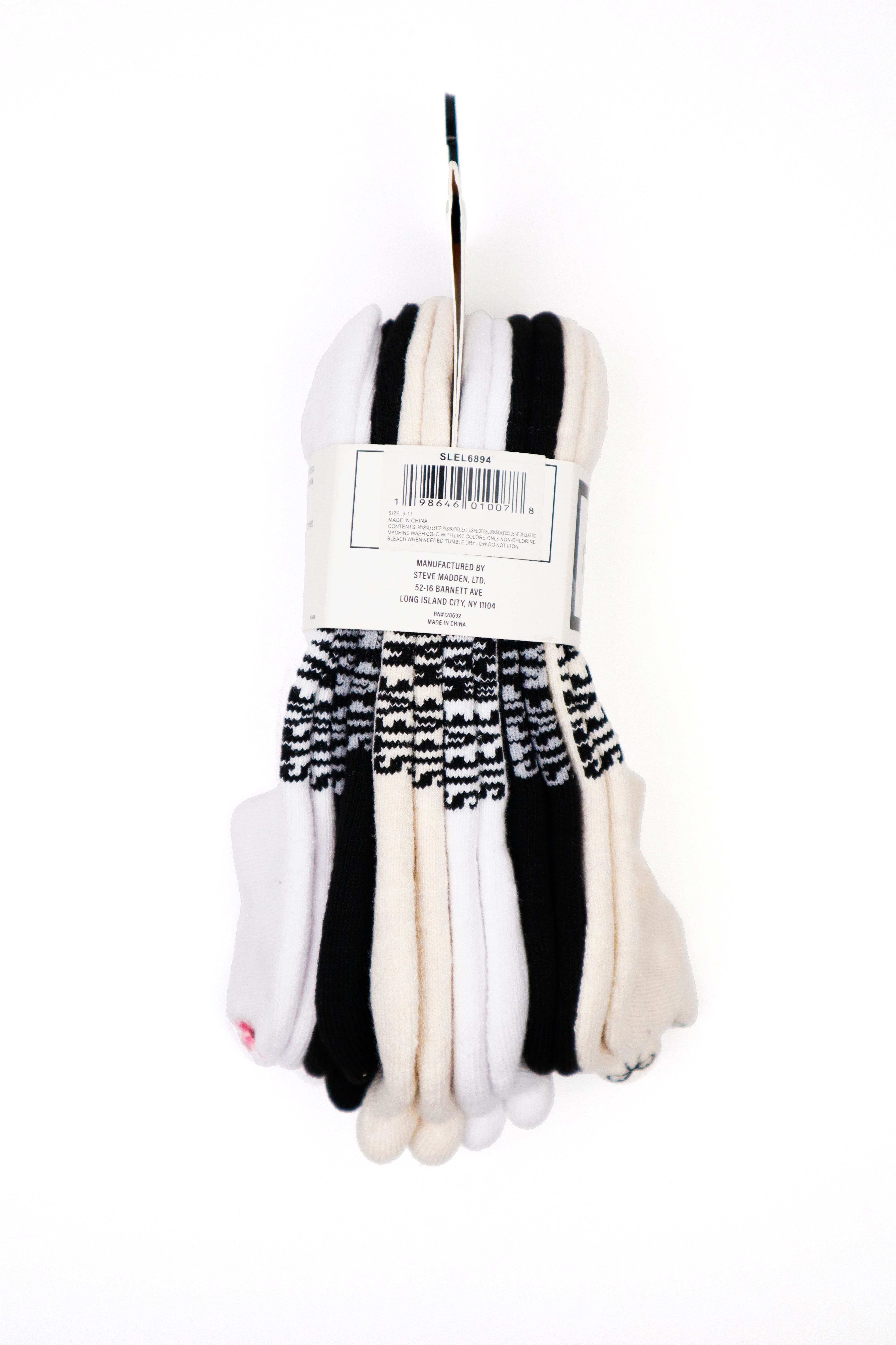 SLEL6894 OATMEAL HEATHER SOCKS - view 2