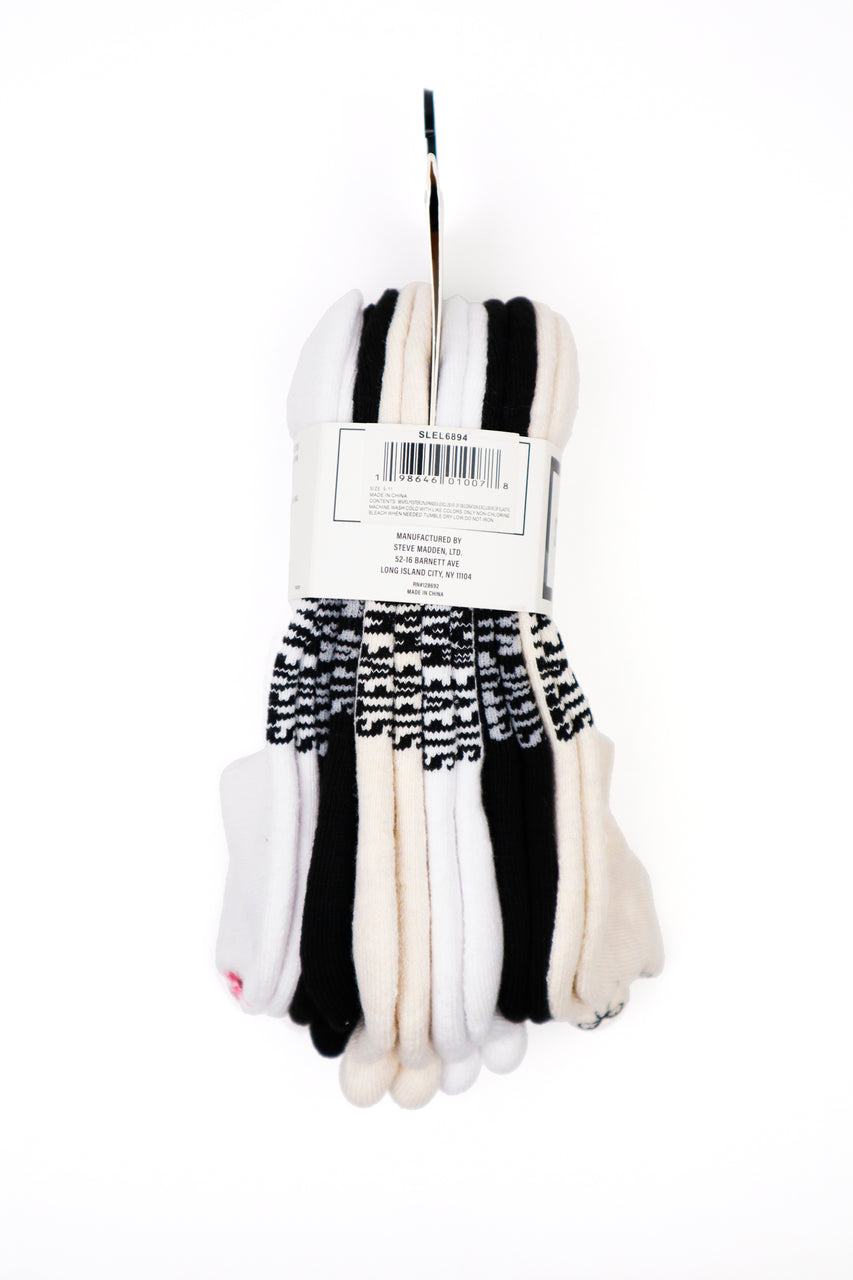SLEL6894 OATMEAL HEATHER SOCKS - view 2