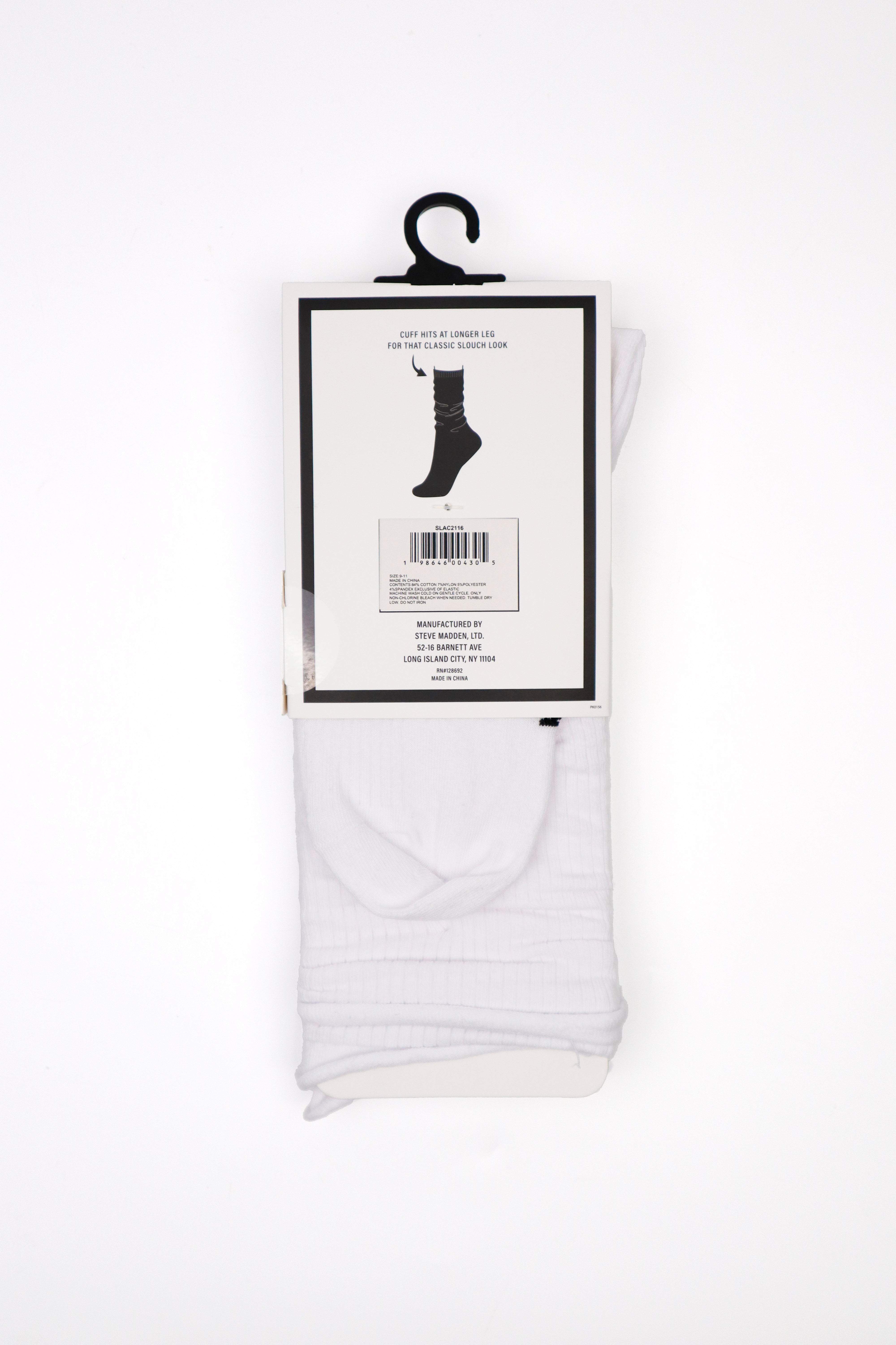 SLAC2116 WHITE SOCKS - view 2