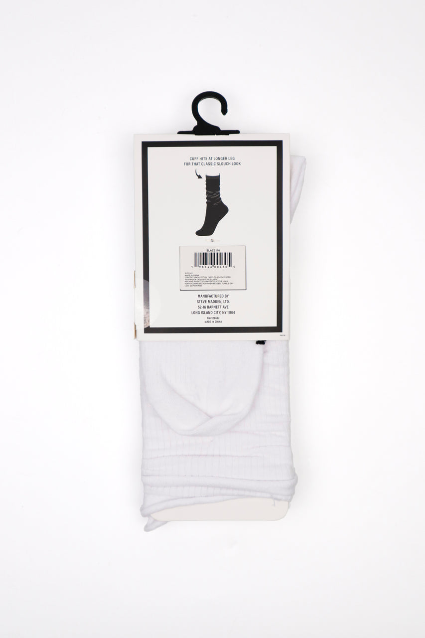 SLAC2116 WHITE SOCKS - view 2