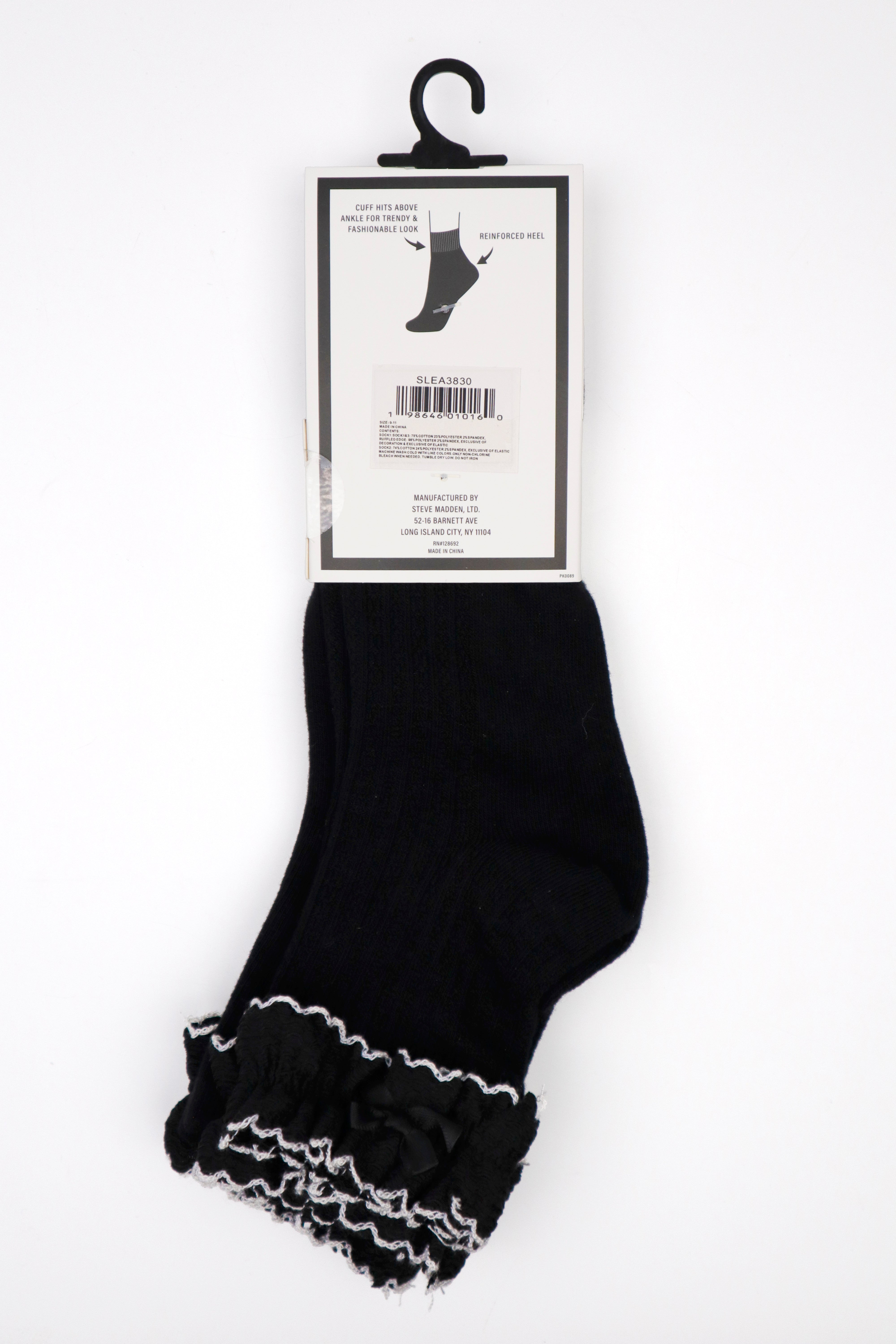 SLEA3830 BLACK SOCKS - view 2