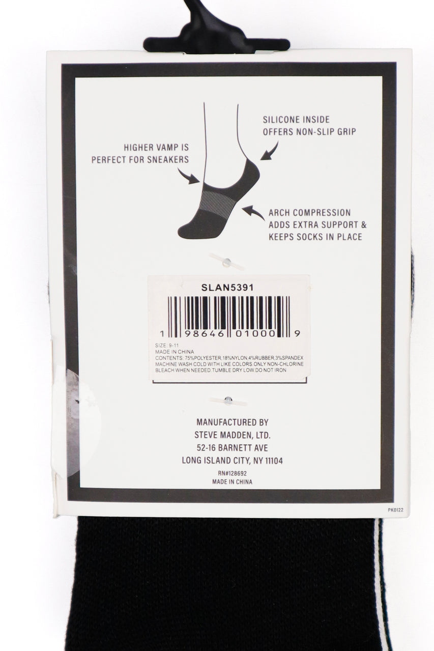 SLAN5391 WHITE/BLACK SOCKS - view 4