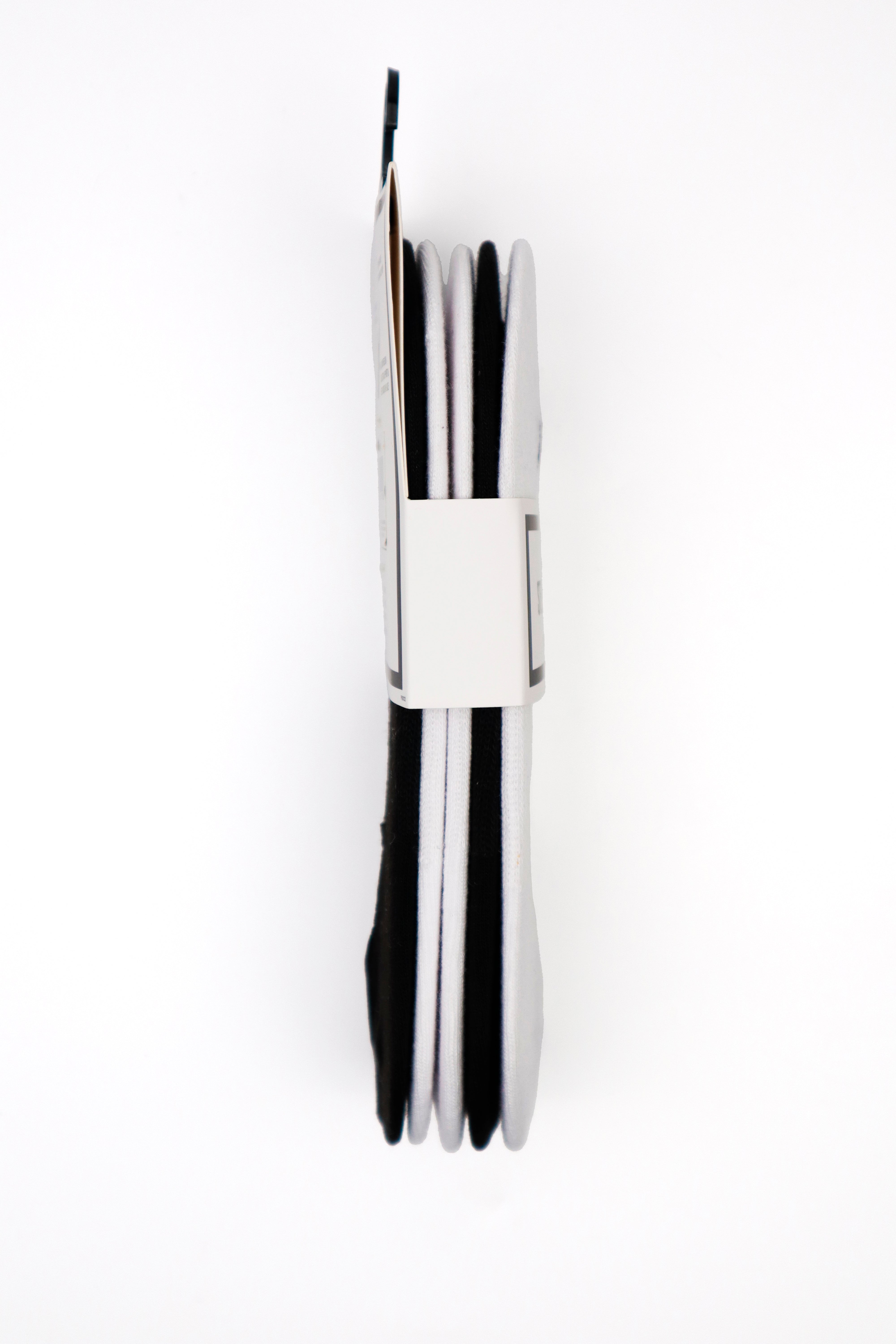 SLAN5391 WHITE/BLACK SOCKS - view 2