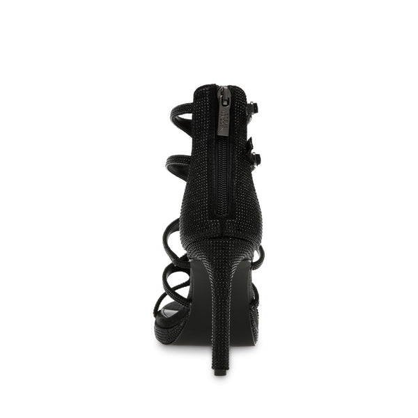 ACCURACY-R BLACK CRYSTAL HEELS