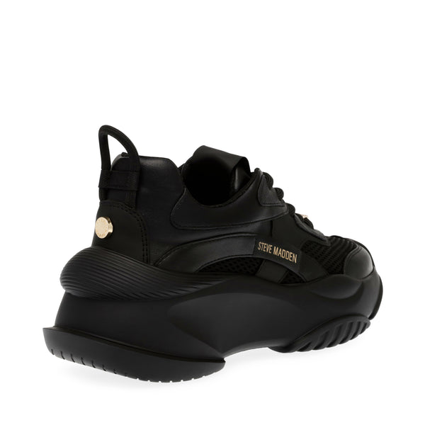 BELISSIMO BLACK/GOLD SNEAKERS