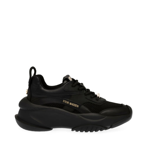 BELISSIMO BLACK/GOLD SNEAKERS IMAGE
