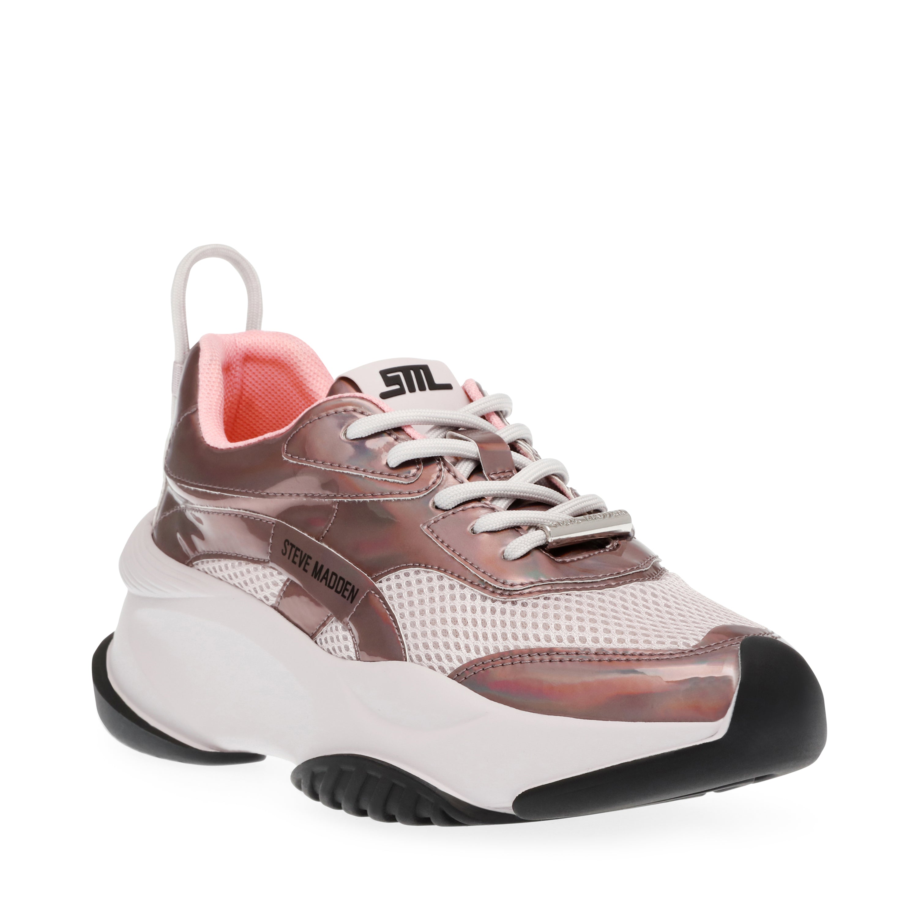 BELISSIMO SILVER IRIDESCENT SNEAKERS- Hover Image