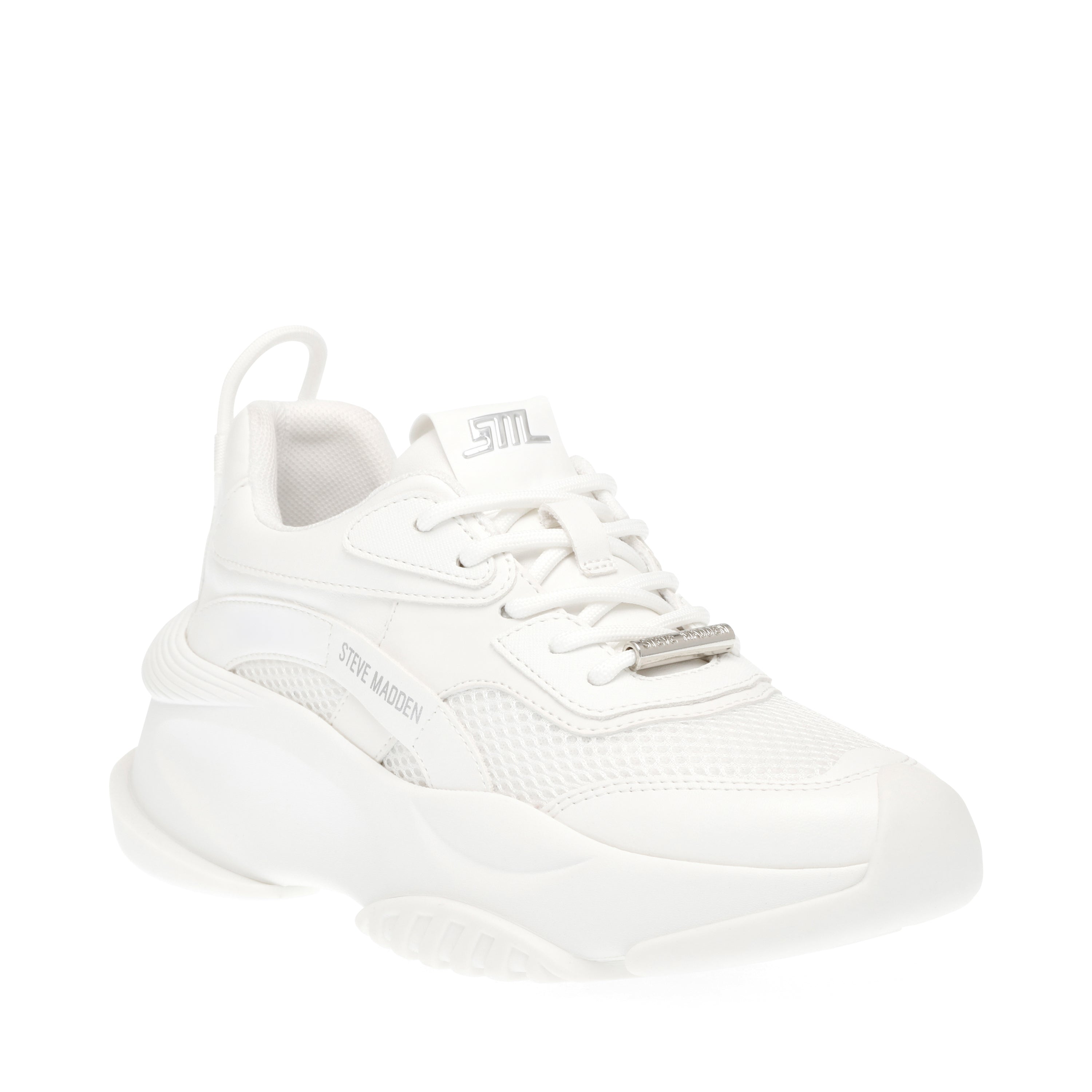 BELISSIMO WHITE/WHITE SNEAKERS- Hover Image