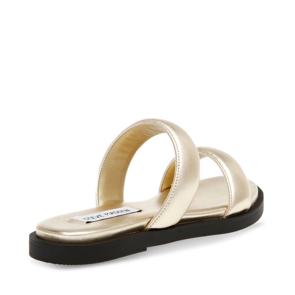 BELLAMY GOLD LEATHER SANDALS
