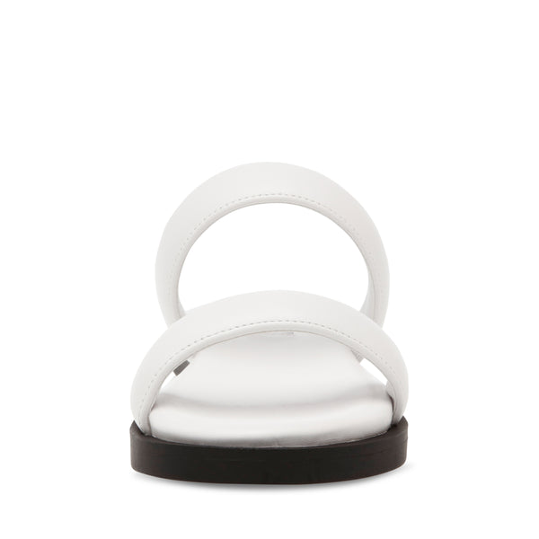 BELLAMY WHITE LEATHER SANDALS