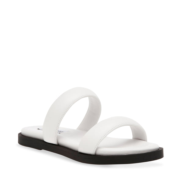 BELLAMY WHITE LEATHER SANDALS