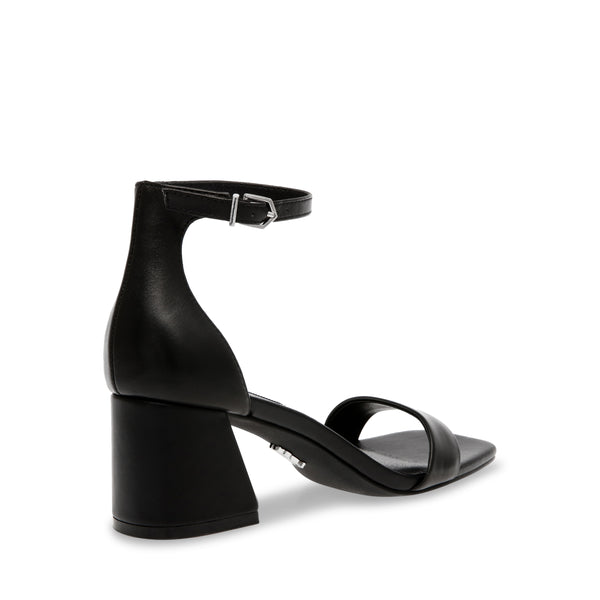 EPIX BLACK LEATHER SANDALS
