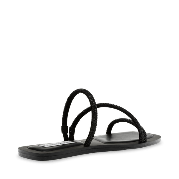 EVOLVES BLACK CRYSTAL SANDALS