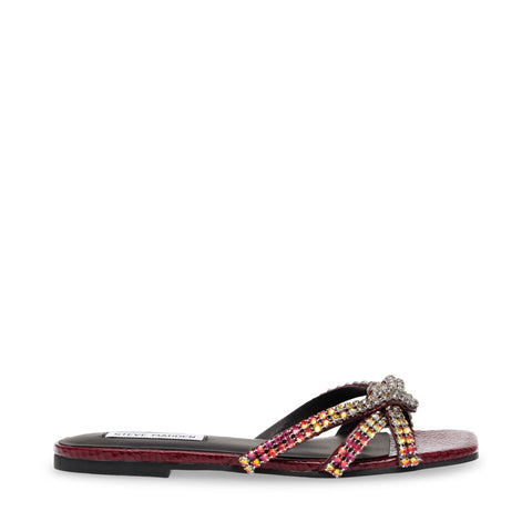 HAVYN BURGUNDY SANDALS