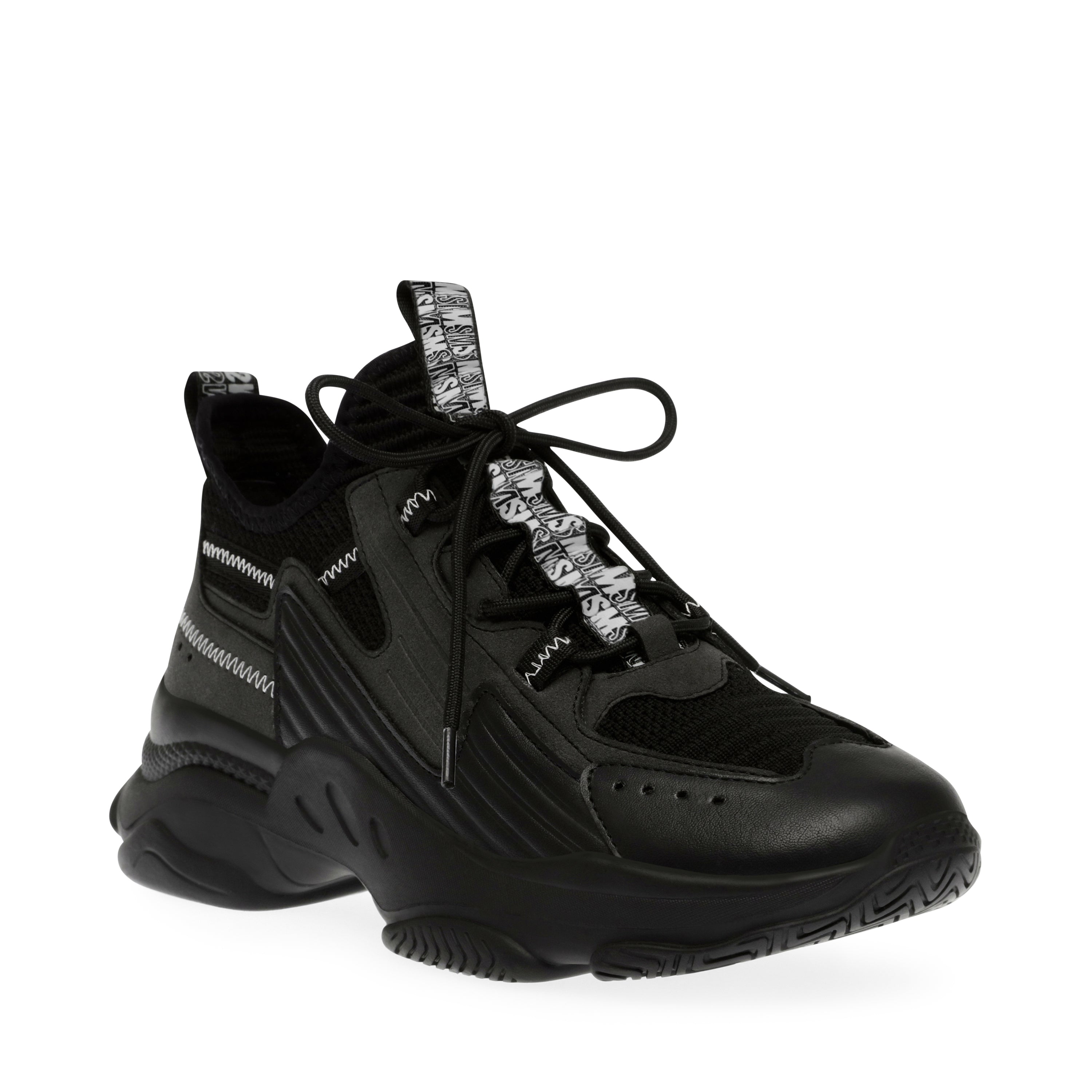 MATCH BOX BLACK/BLACK SNEAKERS- Hover Image
