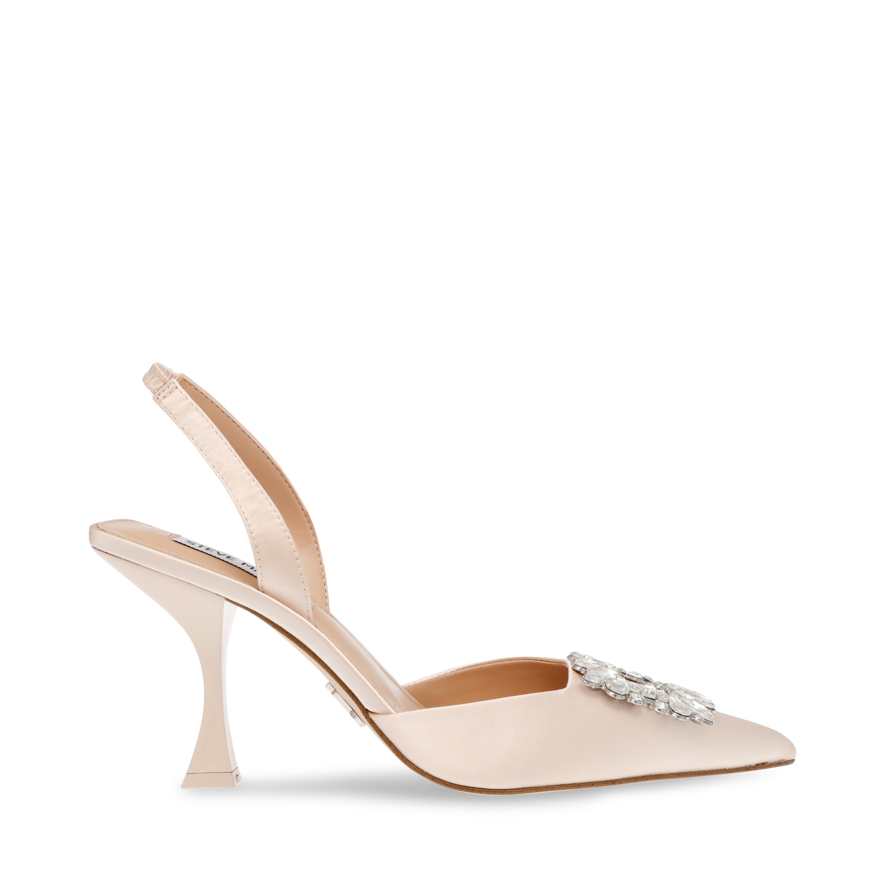 NEALA CHAMP SATIN HEELS