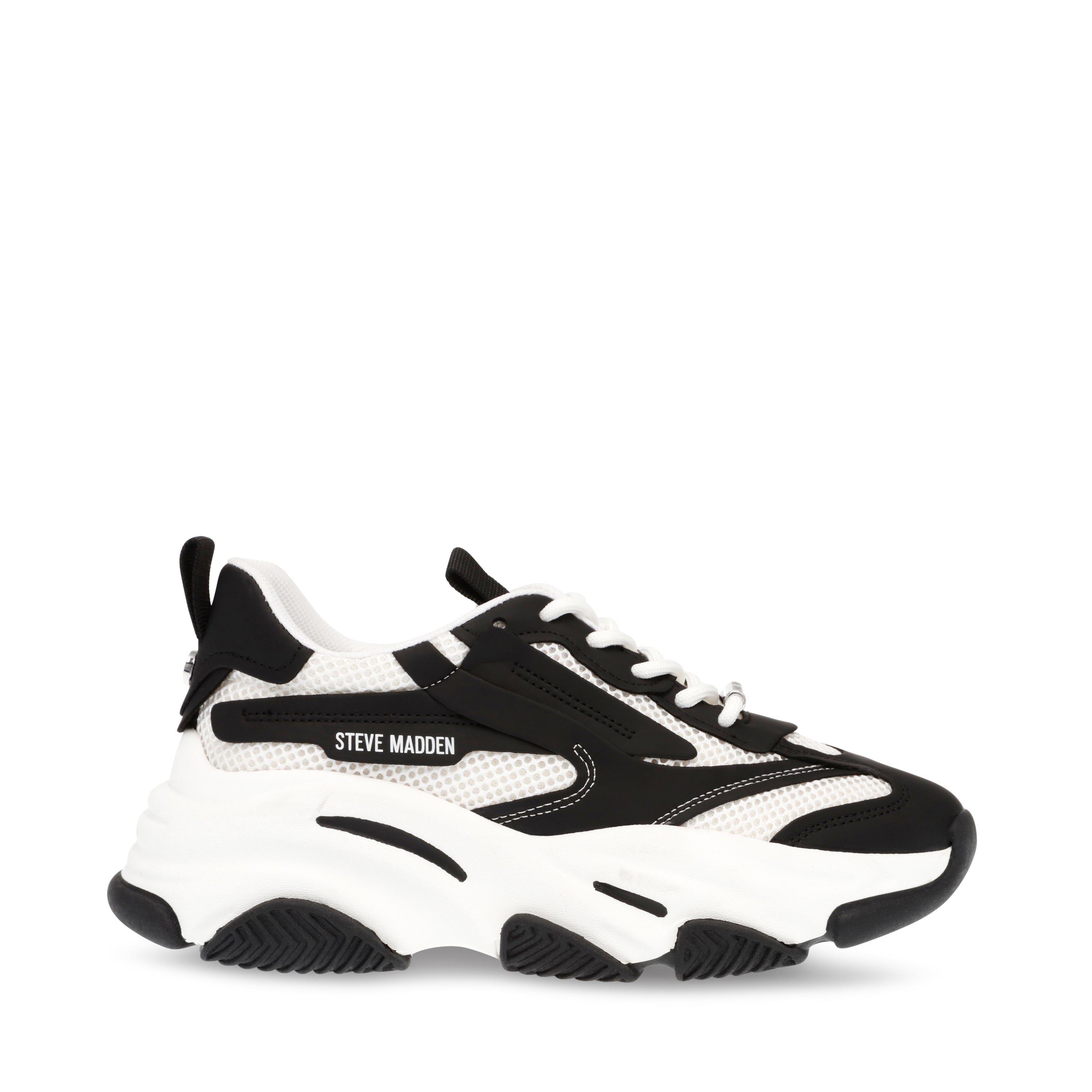 POSSESSION-E BLACK/WHITE SNEAKERS