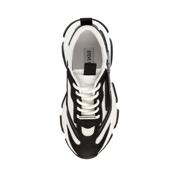 POSSESSION-E BLACK/WHITE SNEAKERS