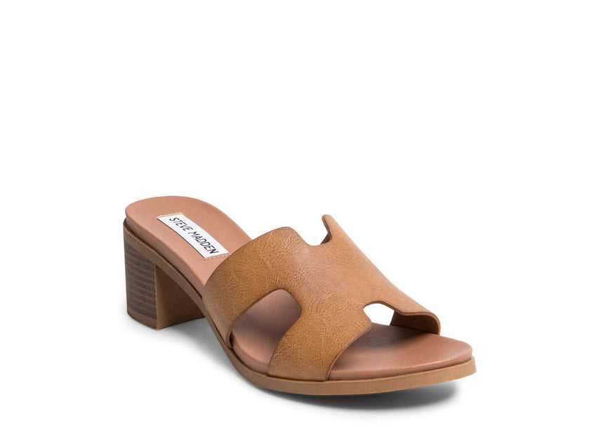 KELSIE COGNAC LEATHER SANDAL - view 2