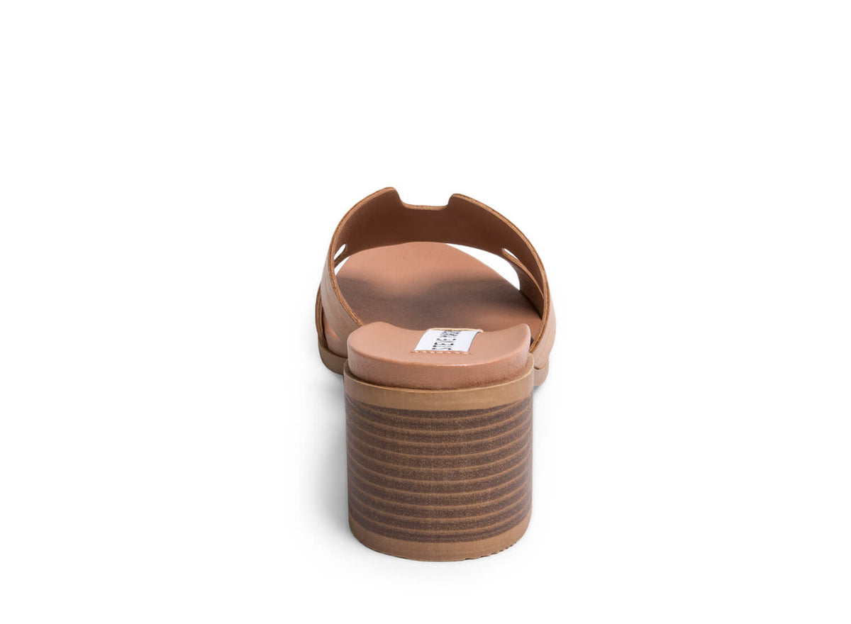 KELSIE COGNAC LEATHER SANDAL - view 4