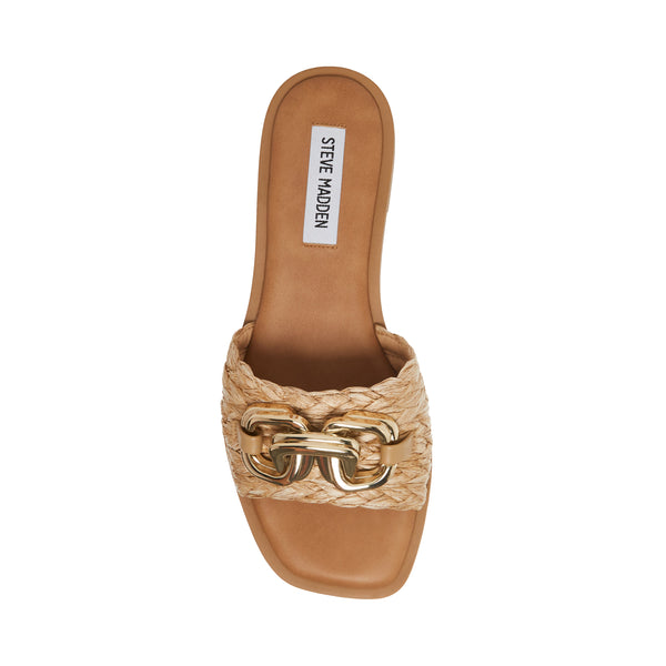 GENE RAFFIA SANDALS