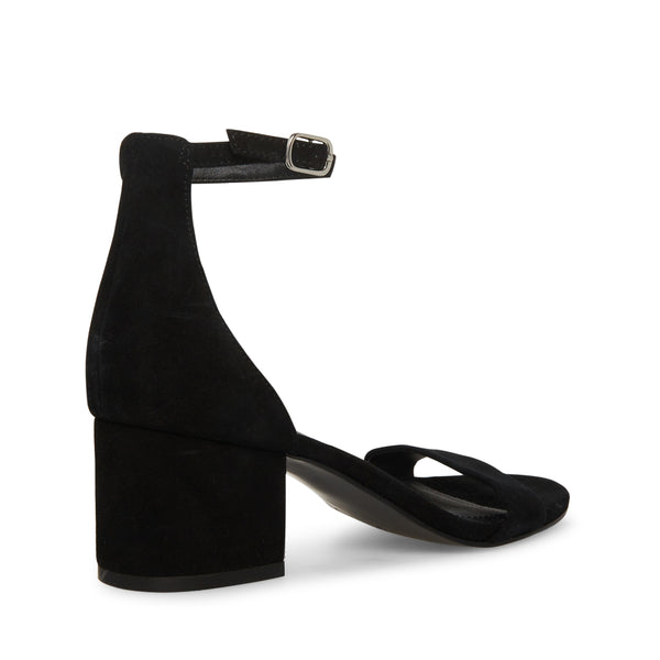 IRENEE BLACK SUEDE HEELS